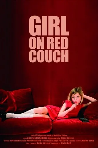 Póster de Girl on Red Couch