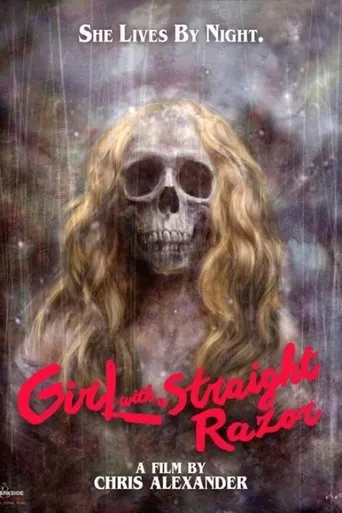 Póster de Girl with a Straight Razor