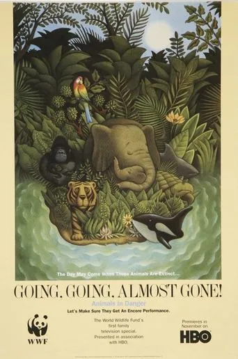 Póster de Going, Going, Almost Gone! Animals in Danger