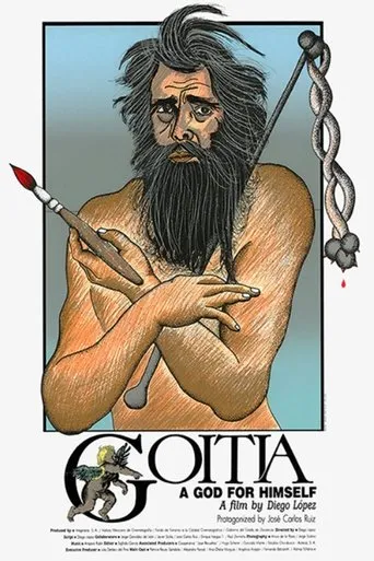 Póster de Goitia, un dios para sí mismo