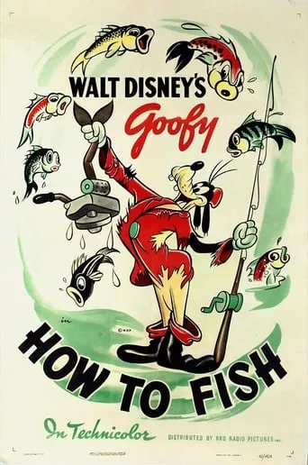 Póster de Goofy: Cómo pescar (1942) con John McLeish como Narrator (voice) (uncredited)