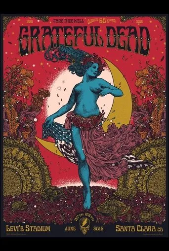 Póster de Grateful Dead: Fare Thee Well - 50 Years of Grateful Dead (Santa Clara)