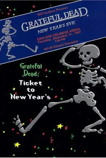 Póster de Grateful Dead: Ticket to New Year's Eve Concert