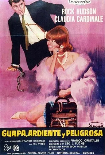 Póster de Guapa, ardiente y peligrosa (1968) con Peter Dane como Albert Kinsky