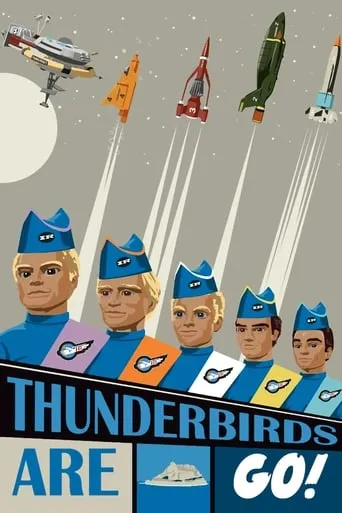 Póster de Guardianes del Espacio (1966) con David Graham como Gordon Tracy / Brains / Aloysius Parker (voice)