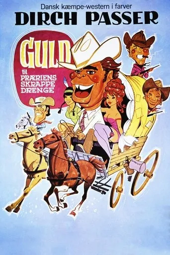 Póster de Guld til præriens skrappe drenge