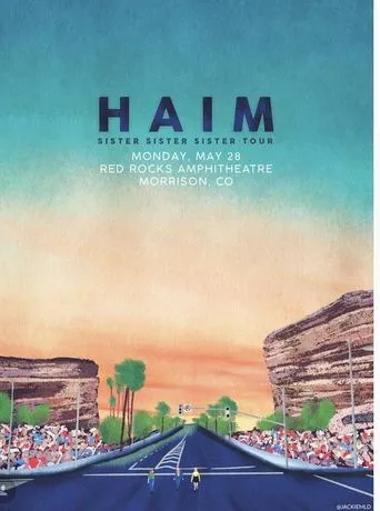 Póster de HAIM: Red Rocks Amphitheatre