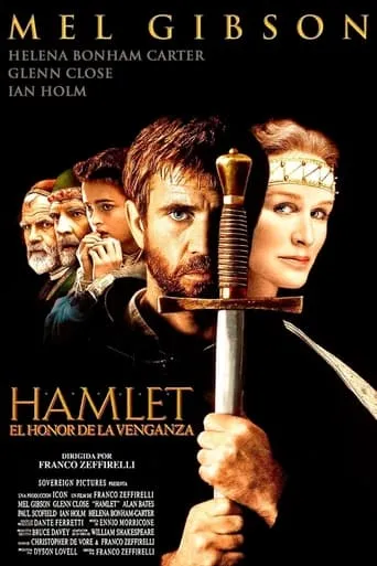 Póster de Hamlet, el honor de la venganza (1990) con Vernon Dobtcheff como Reynaldo