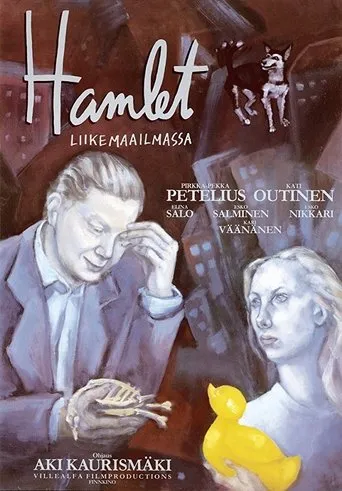 Póster de Hamlet se mete a hombre de negocios (1987) con Miitta Sorvali como Actress