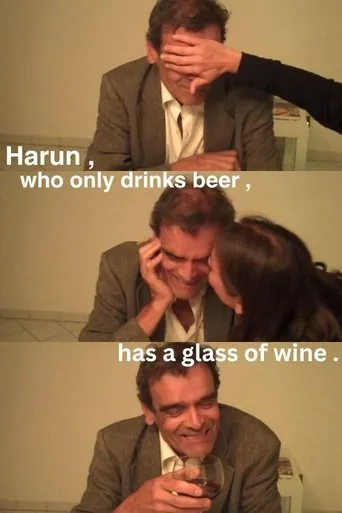 Póster de Harun, who only drinks beer, has a glass of wine (2011).