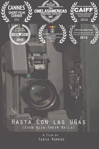 Póster de Hasta con las uñas: Mujeres cineastas de Nicaragua