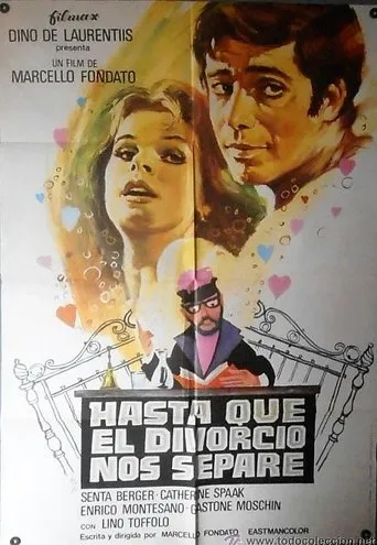 Póster de Hasta que el divorcio nos separe (1972) con Lino Toffolo como Vladimiro Pellegrini
