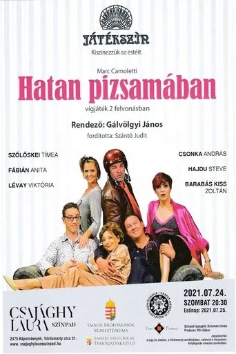 Póster de Hatan pizsamában
