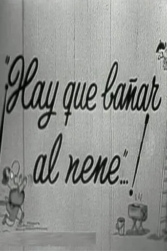 Póster de Hay que bañar al nene