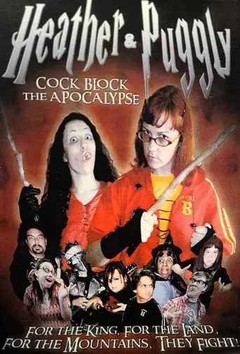 Póster de Heather and Puggly Cock Block the Apocalypse