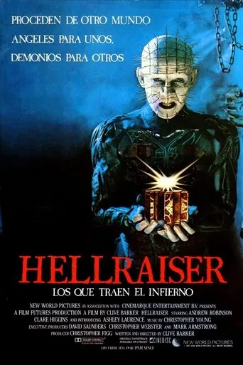 Póster de Hellraiser I - Los que traen el infierno (1987) con Sean Chapman como Frank Cotton