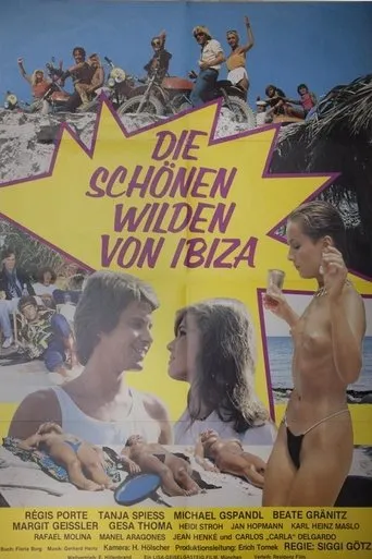 Póster de Hembras salvajes en Ibiza (1980) con Margit Geissler como Nadja