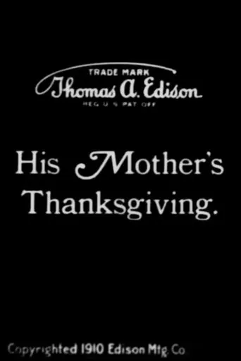Póster de His Mother's Thanksgiving
