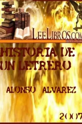 Póster de Historia de un letrero