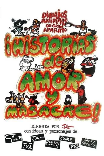 Póster de Historias de amor y masacre