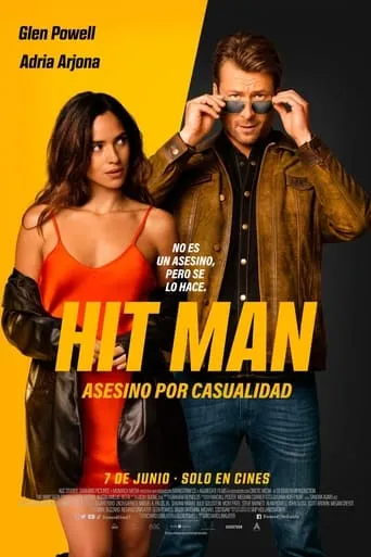 Póster de Hit Man. Asesino por casualidad (2024) con Glen Powell como Gary Johnson