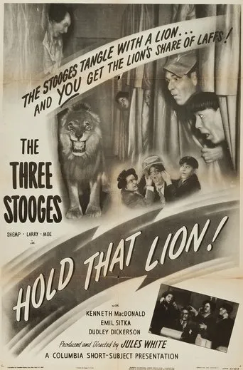 Póster de Hold That Lion!