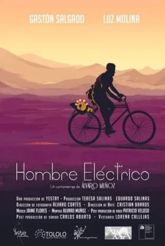 Póster de hombre eléctrico