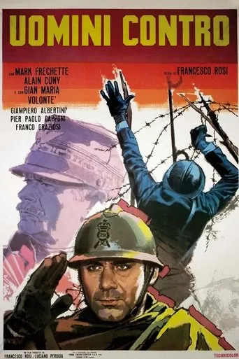 Póster de Hombres contra la guerra (1970) con Francesco D'Adda como Military Doctor (uncredited)