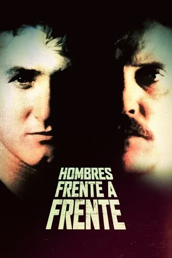 Póster de Hombres frente a frente (1986) con Stephen Geoffreys como Aggie