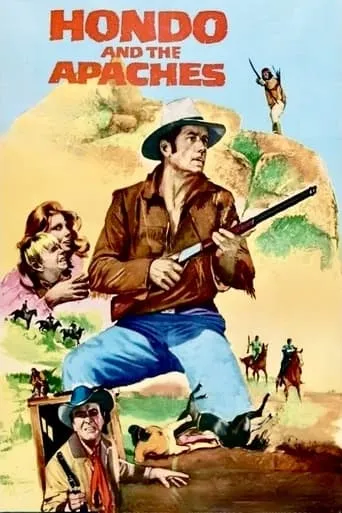 Póster de Hondo y los Apaches (1967) con Kathie Browne como Angie Dow