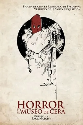 Póster de Horror en el museo de cera