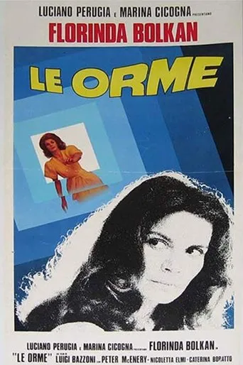 Póster de Huellas de pisadas en la luna (1975) con Florinda Bolkan como Alice Campos / Alice Cespi