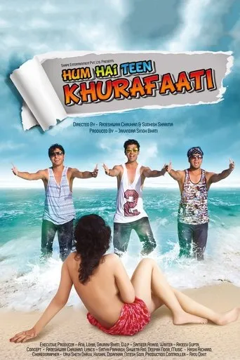 Póster de Hum Hai Teen Khurafaati (2014) con Manoj Bakshi como Principal
