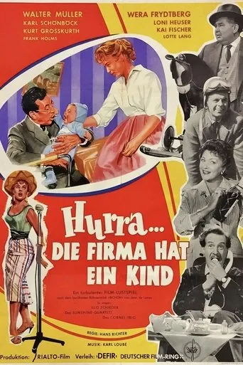 Póster de Hurra - die Firma hat ein Kind
