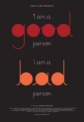 Póster de I Am a Good Person/I Am a Bad Person