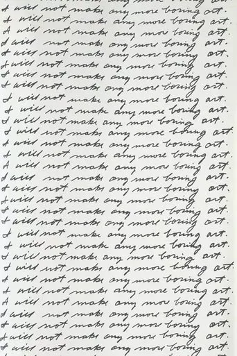 Póster de I Will Not Make Any More Boring Art