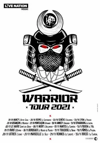 Póster de IAM - Warrior Tour 2021 - Live à l'Olympia