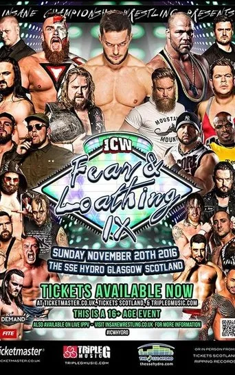 Póster de ICW Fear and Loathing IX