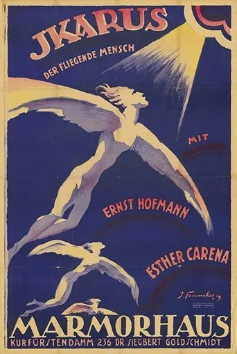 Póster de Ikarus, der fliegende Mensch