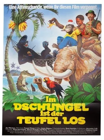 Póster de Im Dschungel ist der Teufel los