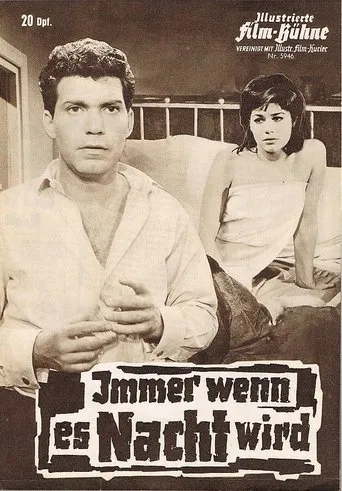 Póster de Immer wenn es Nacht wird