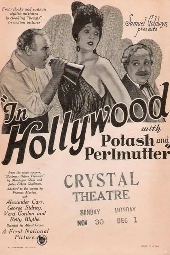 Póster de In Hollywood with Potash and Perlmutter