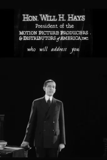 Póster de Introductory Speech by Will H. Hays