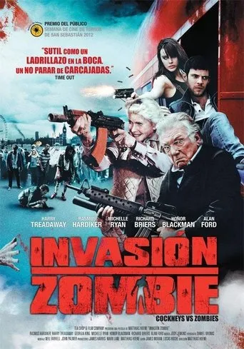 Póster de Invasión Zombie (2012) con Ashley Thomas como Mental Mickey