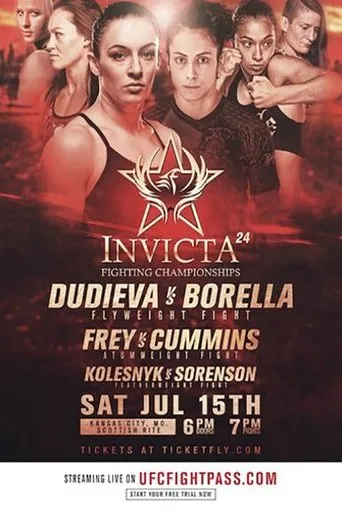 Póster de Invicta FC 24: Dudieva vs. Borella