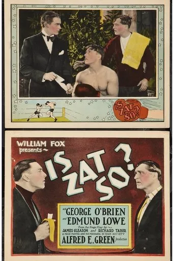 Póster de Is Zat So?