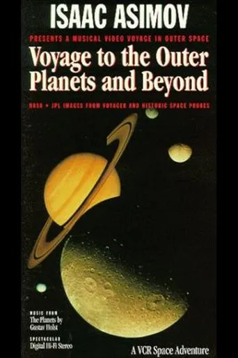 Póster de Isaac Asimov: Voyage to the Outer Planets & Beyond