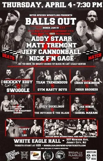 Póster de ISW Boner Jam IV: Balls Out
