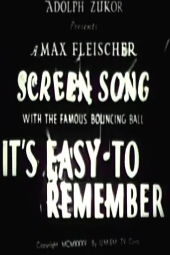 Póster de It's Easy to Remember