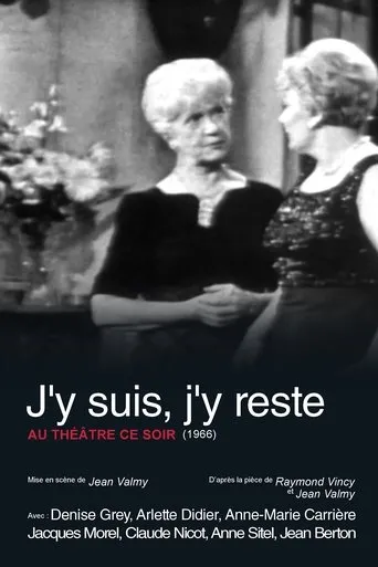 Póster de J'y suis, j'y reste